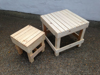 Handmade Reclaimed Timber Stool Or Side Table, 2 of 3