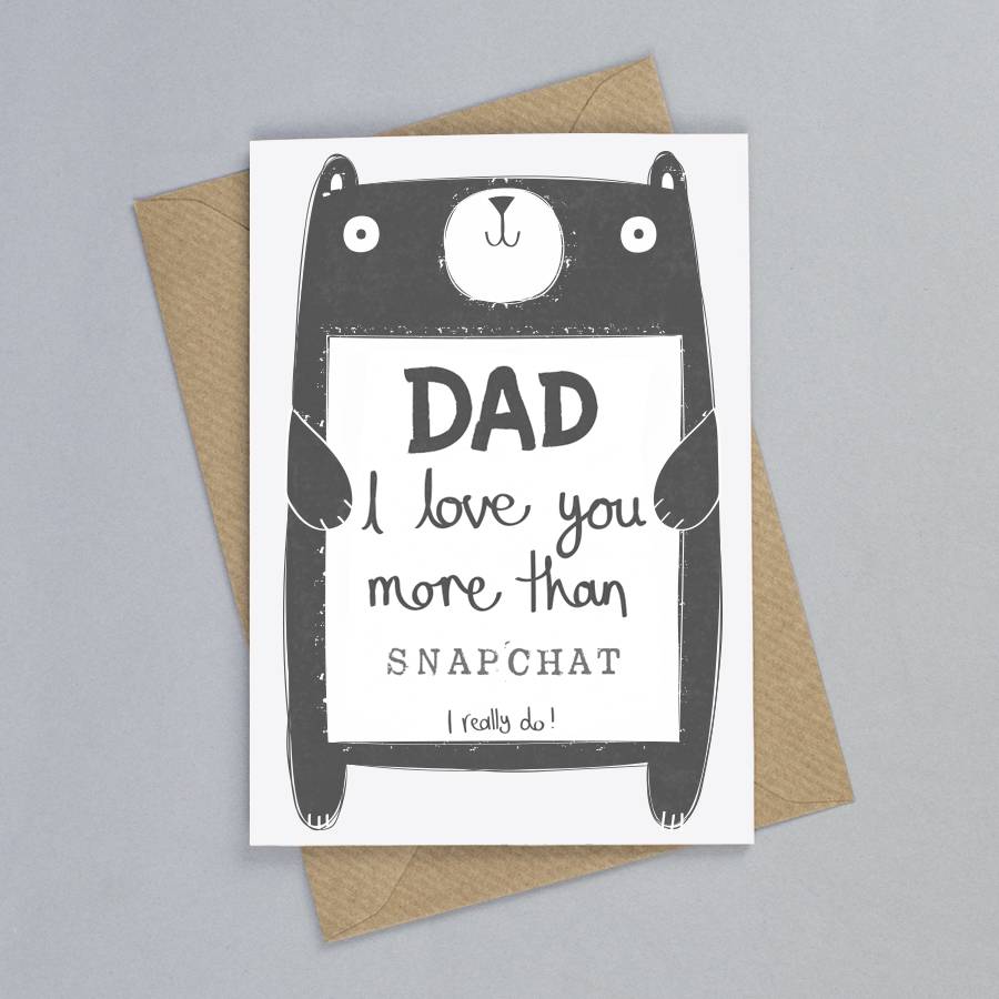 Birthday Card Dad Card Design Template