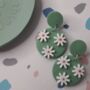 Daisy Dangle Earrings, thumbnail 3 of 6