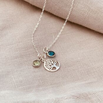Birthstone Family Tree Necklace, 4 of 7
