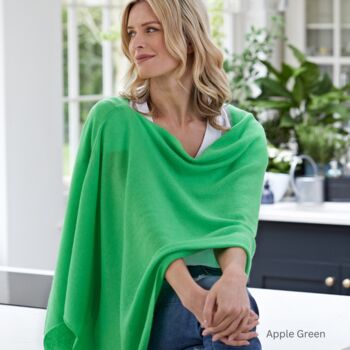 Lucy Four Way Cashmere Poncho, 4 of 12