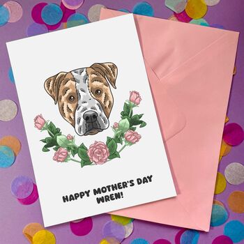 Personalised Staffie Father's Day Card, 10 of 12