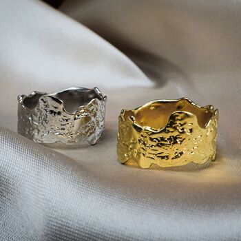Lava Ring Gold Plated, 4 of 10
