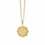 Personalised North Star Gold Medallion Necklace, thumbnail 8 of 12