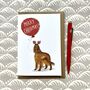 Irish Setter Christmas Card, thumbnail 1 of 2