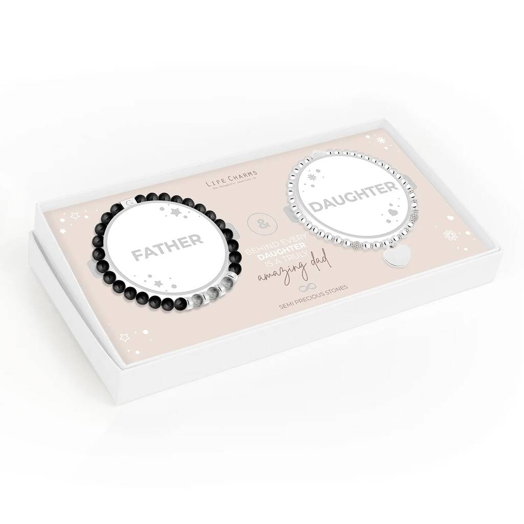 Father And Daughter Bracelet Set, 1 of 3