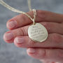 'Love You More Than…' Necklace, thumbnail 1 of 7