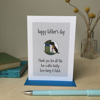 Personalised Dog Daddy Father's Day Card, 3 of 4