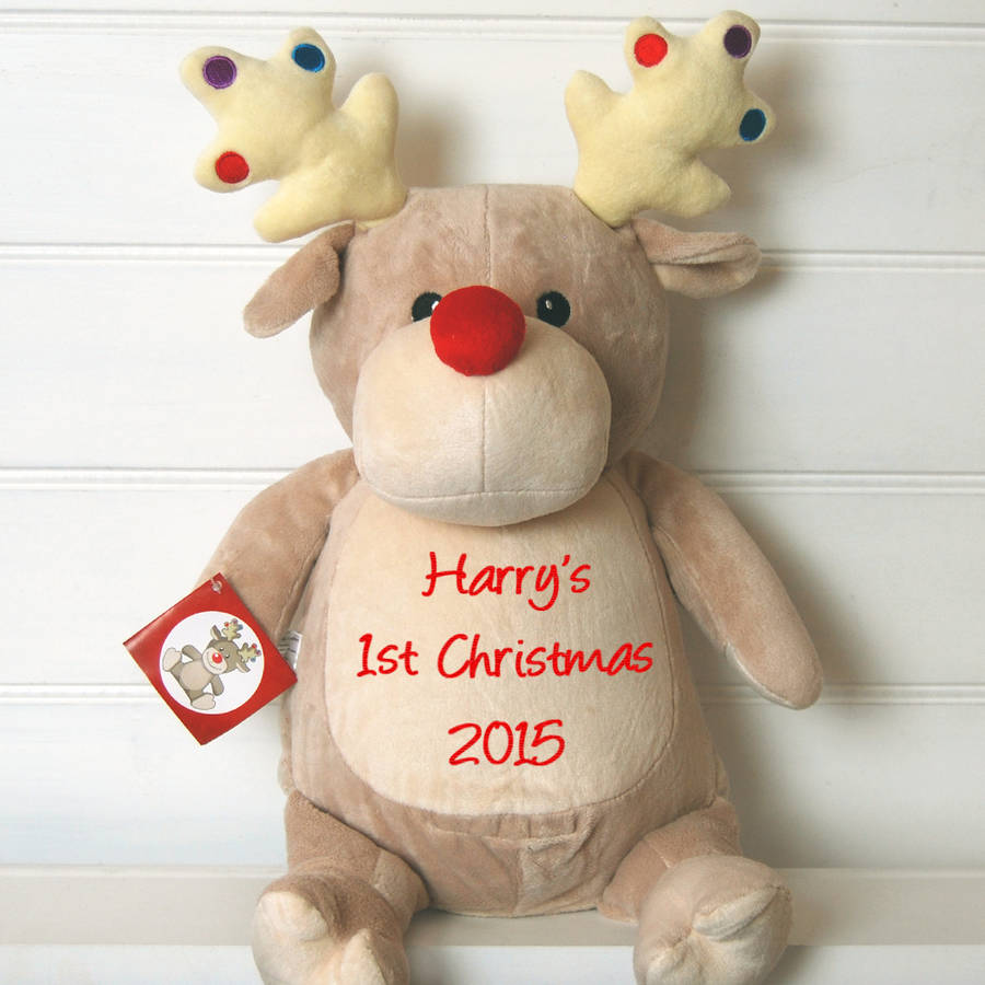 personalised christmas soft toys