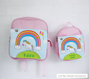 Personalised Unicorn Backpack, 4 of 6