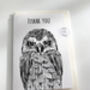 Thank You Owl Greeting Card, thumbnail 3 of 6