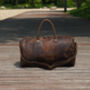 Genuine Leather Duffle, thumbnail 8 of 12