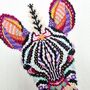 Mandala Zebra Cross Stitch Kit, thumbnail 3 of 10