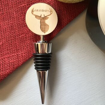 Personalised Christmas Wine Stopper, 6 of 8