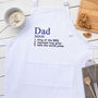 Personalised Name Meaning Noun White Apron, thumbnail 1 of 4