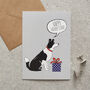 Border Collie Father's Day Card, thumbnail 1 of 2