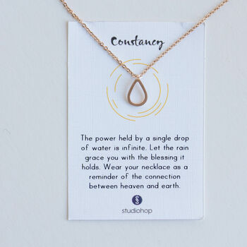 Minimalist Teardrop Necklace, 2 of 5