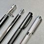 Black And Silver Metal Four Piece Pen Gift Set, thumbnail 3 of 7