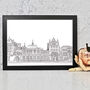 Manchester Museum Architectural Drawing Print, thumbnail 3 of 10