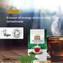 Organic Moringa Loose Leaf Tea 100g Immunity Wellbeing UK Certified Organic By Soil Association, thumbnail 6 of 12