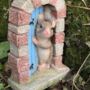 Mouse Opening Blue Door Fairy Garden Decoration In Bag, thumbnail 3 of 6