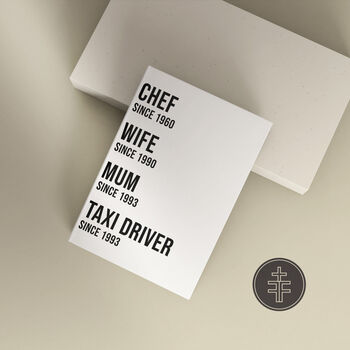 Personalised Milestone Notebook Gift For Mum Or Dad, 7 of 9