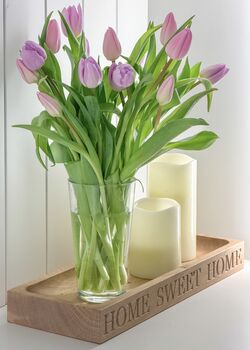 Oak Wooden Medium Tray– Personalised – UK Made, 6 of 6