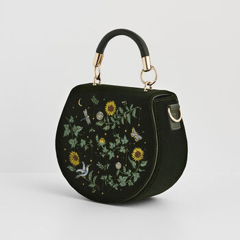 Charlotte Sunflower Top Handle Bag, 6 of 8