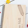 Personalised Bamboo Back To School Notebook, thumbnail 2 of 5