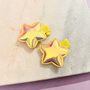 Golden Aurora Holographic Star Hair Clips, thumbnail 1 of 2
