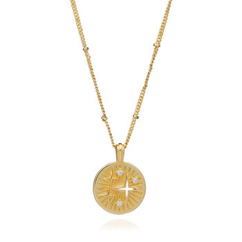 Cygnus Star Gold Coin Necklace, 2 of 4