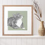 Bespoke Cat Portrait, thumbnail 7 of 11