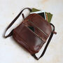 Leather Backpack With Pockets, thumbnail 2 of 5