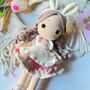 Organic Handmade Crochet Doll With Removable Clothes, thumbnail 12 of 12