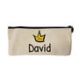 Personalised Linen Pencil Case, thumbnail 1 of 7