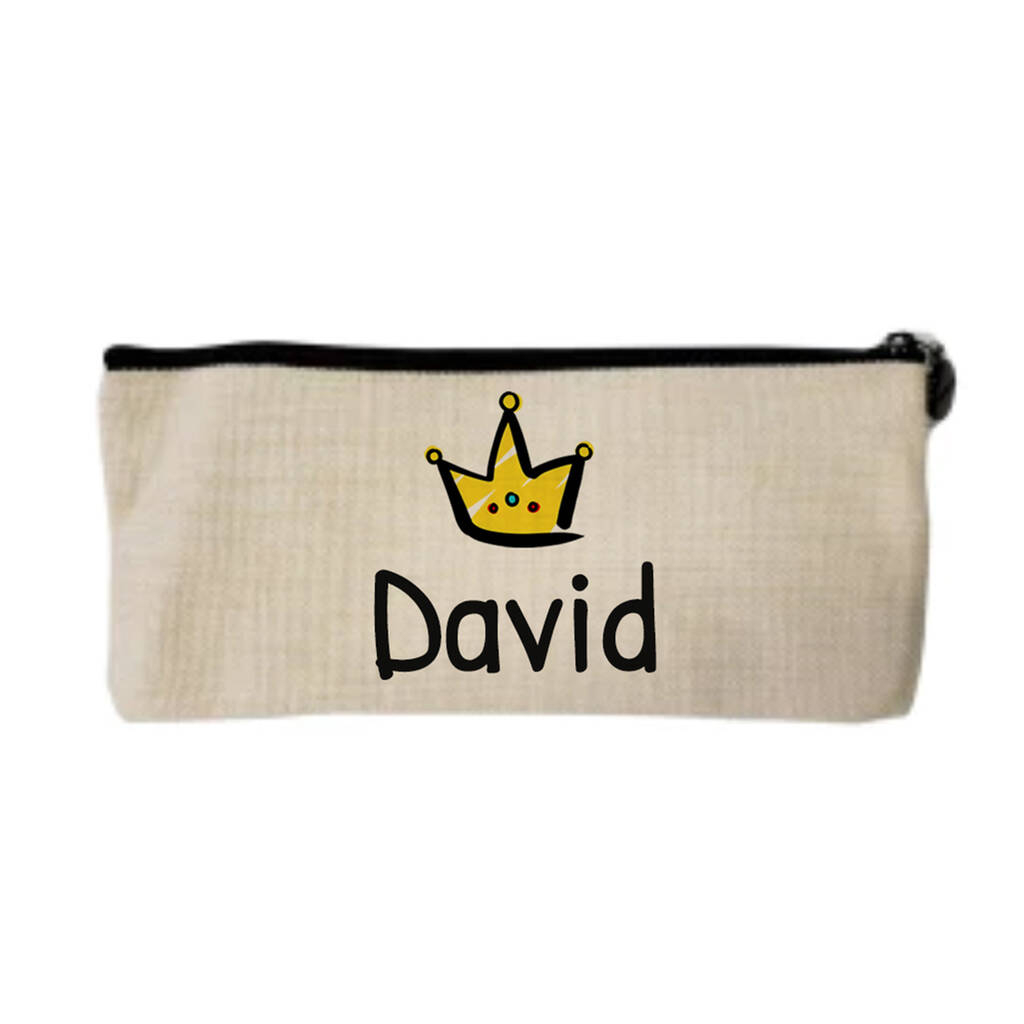 Personalised Linen Pencil Case, 1 of 7
