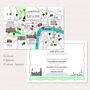 Print Your Own Colour Wedding Or Party Illustrated Map, thumbnail 6 of 6