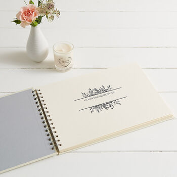 A4 Ivory Memory Book With 'Memories Last Forever' Pen, 2 of 7