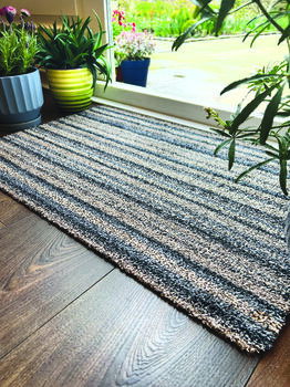 My Mat Washable Cotton Mat My Ribbon Grey, 8 of 10