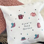 Cosy Corner Personalised Cushion, thumbnail 2 of 2