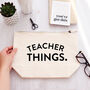 Gift For Teacher Large Bag / Pencil Case, thumbnail 1 of 5