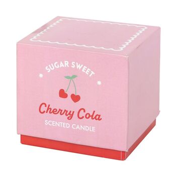 Sweet Cherry Scented Candle Cherry Gift, 3 of 3