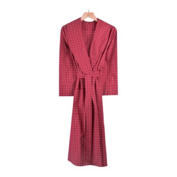 Lightweight Men's Dressing Gown Tosca Red, 3 of 3