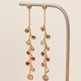 Celeste Multi Drop Crystal Earrings, thumbnail 5 of 6