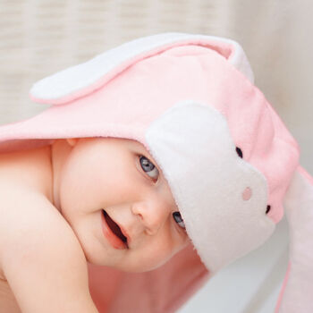 Personalised Bonny Bunny Baby Towel, 9 of 9