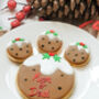 Personalised Christmas Puds Letterbox Cookies, thumbnail 3 of 4