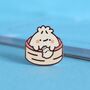 Dumpling Enamel Pin | Cute Pin Badges, thumbnail 1 of 4