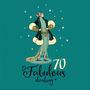 70th Birthday Card For Her ‘Fabulous 70’, thumbnail 2 of 3
