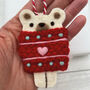 Needle Felting Kit, Cosy Critters. Make Festive Decorations, thumbnail 2 of 9