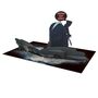Grim Reaper 3D Pop Up Mirrored Tombstone Birthday Card, thumbnail 7 of 7
